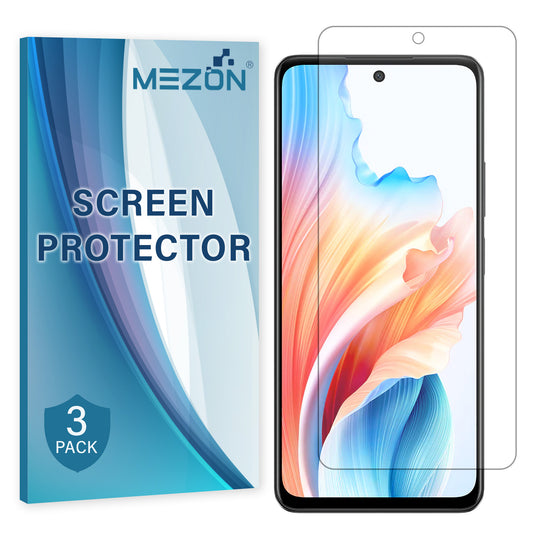 [3 Pack] MEZON OPPO A79 5G Ultra Clear Screen Protector Case Friendly Film (OPPO A79 5G, Clear)
