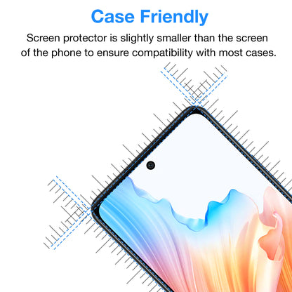 [3 Pack] MEZON OPPO A79 5G Ultra Clear Screen Protector Case Friendly Film (OPPO A79 5G, Clear)