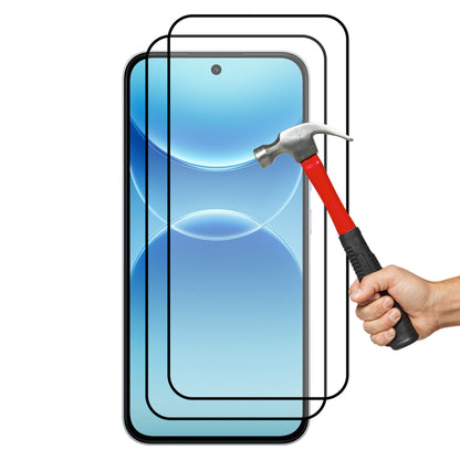 [2 Pack] MEZON OPPO A7 Pro 5G Full Coverage Tempered Glass Crystal Clear Premium 9H HD Screen Protector (OPPO A7 Pro 5G, 9H Full)