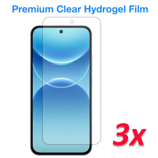 [3 Pack] MEZON OPPO A7 Pro 5G Premium Hydrogel Clear Edge-to-Edge Full Coverage Screen Protector Film
