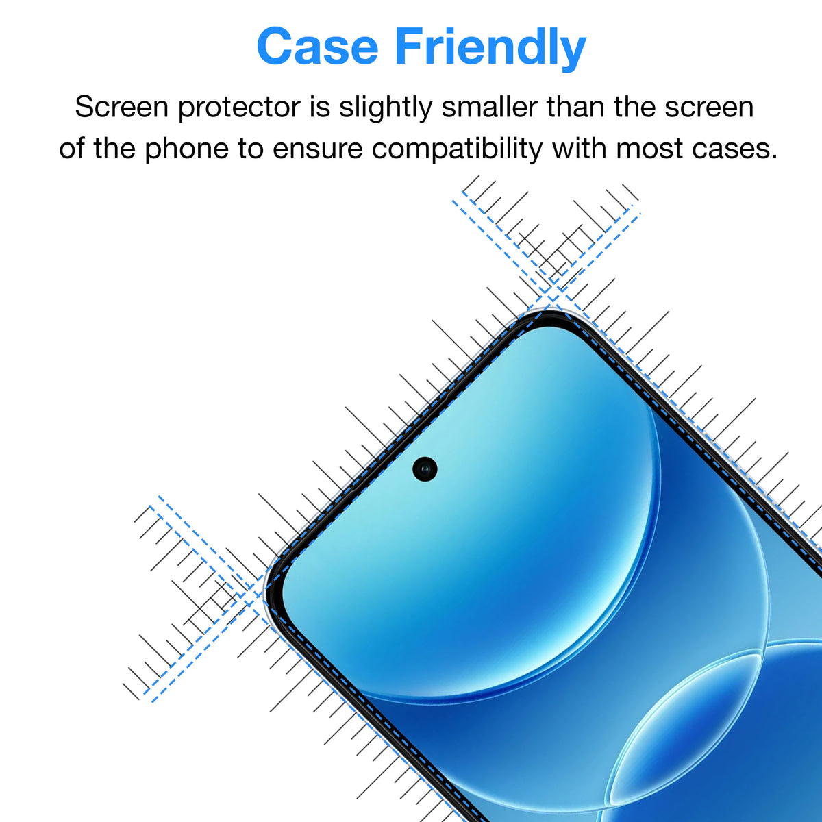 [3 Pack] MEZON OPPO A7 Pro 5G Ultra Clear Screen Protector Case Friendly Film (OPPO A7 Pro 5G, Clear)