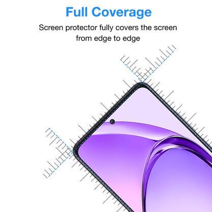 [2 Pack] MEZON Full Coverage Tempered Glass for OPPO A80 5G Crystal Clear Premium 9H HD Screen Protector (OPPO A80 5G, 9H Full)