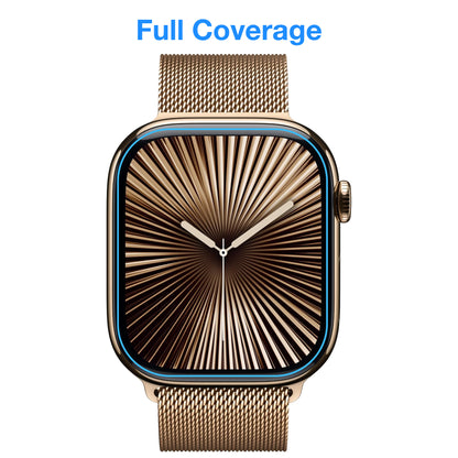 [3 Pack] MEZON Apple Watch Series 10 (42 mm) Ultra Clear TPU Film Screen Protectors Shock Absorption (Apple Watch 10 42mm, Clear)