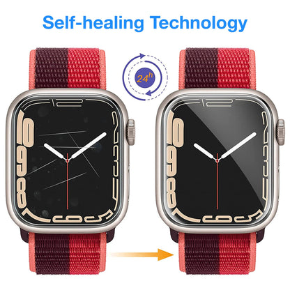 [3 Pack] MEZON Apple Watch Series 9 (45 mm) Ultra Clear TPU Film Screen Protectors Shock Absorption (Apple Watch 9 45mm, Clear)