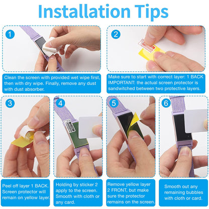 [3 Pack] MEZON Apple Watch Series 9 (45 mm) Ultra Clear TPU Film Screen Protectors Shock Absorption (Apple Watch 9 45mm, Clear)