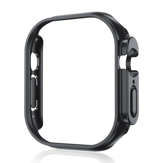 MEZON Premium Black Hard PC Protective Case for Apple Watch Ultra 2 (49mm) – Wireless Charging Compatible