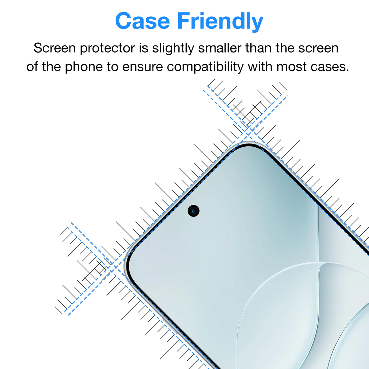 [3 Pack] MEZON OPPO Find X10 5G Anti-Glare Matte Screen Protector Case Friendly Film (OPPO Find X10 5G, Matte)