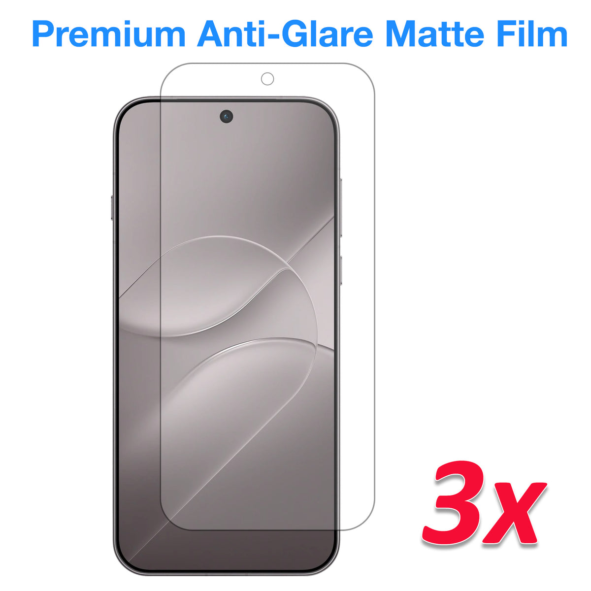 [3 Pack] MEZON OPPO Find X10 Pro Max 5G Anti-Glare Matte Screen Protector Case Friendly Film (OPPO Find X10 Pro Max 5G, Matte)
