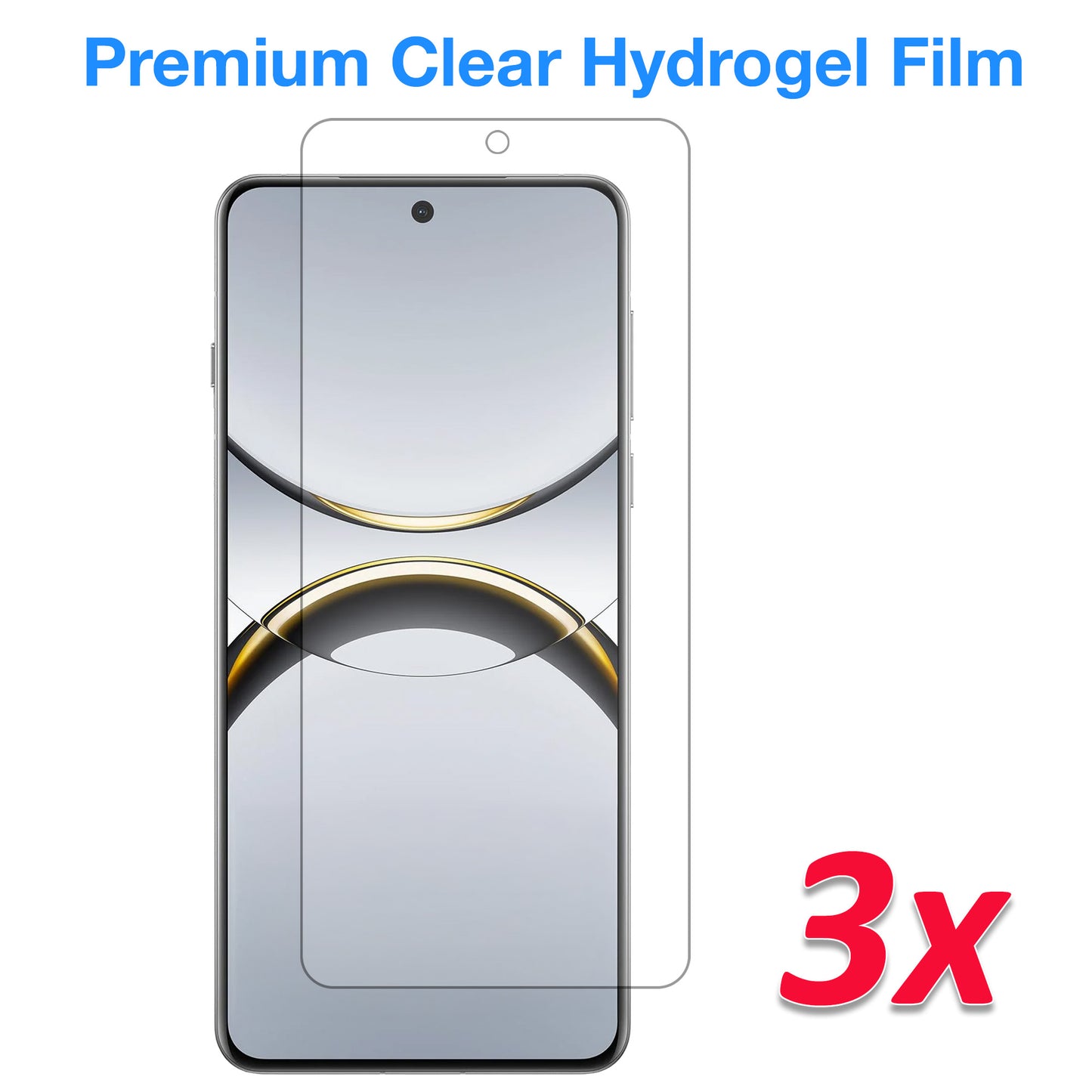 [3 Pack] MEZON OPPO Find X8 Pro Premium Hydrogel Clear Edge-to-Edge Full Coverage Screen Protector Film