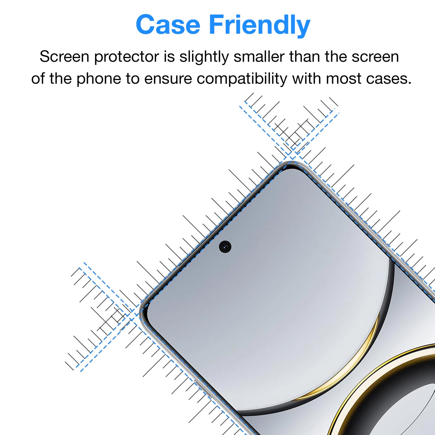 [3 Pack] MEZON OPPO Find X8 Pro Ultra Clear Screen Protector Case Friendly Film (OPPO Find X8 Pro, Clear)