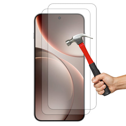 [2 Pack] MEZON Tempered Glass for OPPO Find X9 Pro 5G Crystal Clear Premium 9H HD Case Friendly Screen Protector (OPPO Find X9 Pro 5G, 9H)