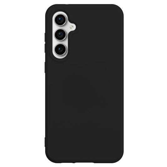 MEZON Samsung Galaxy S24 (6.2") Slim Black Premium TPU Gel Back Case – Shock Absorption (Galaxy S24, Gel Black)