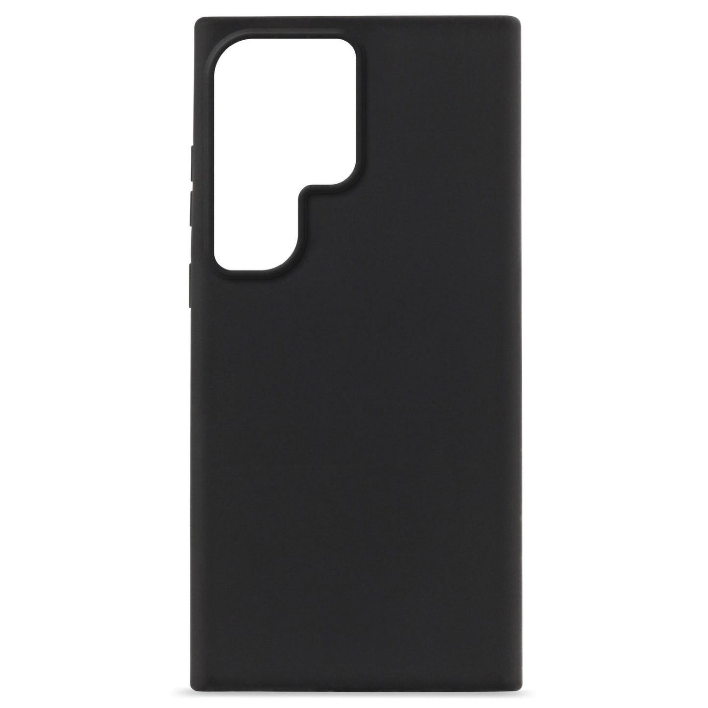 MEZON Samsung Galaxy S24 Ultra (6.8") Slim Black Premium TPU Gel Back Case – Shock Absorption (Galaxy S24 Ultra, Gel Black)