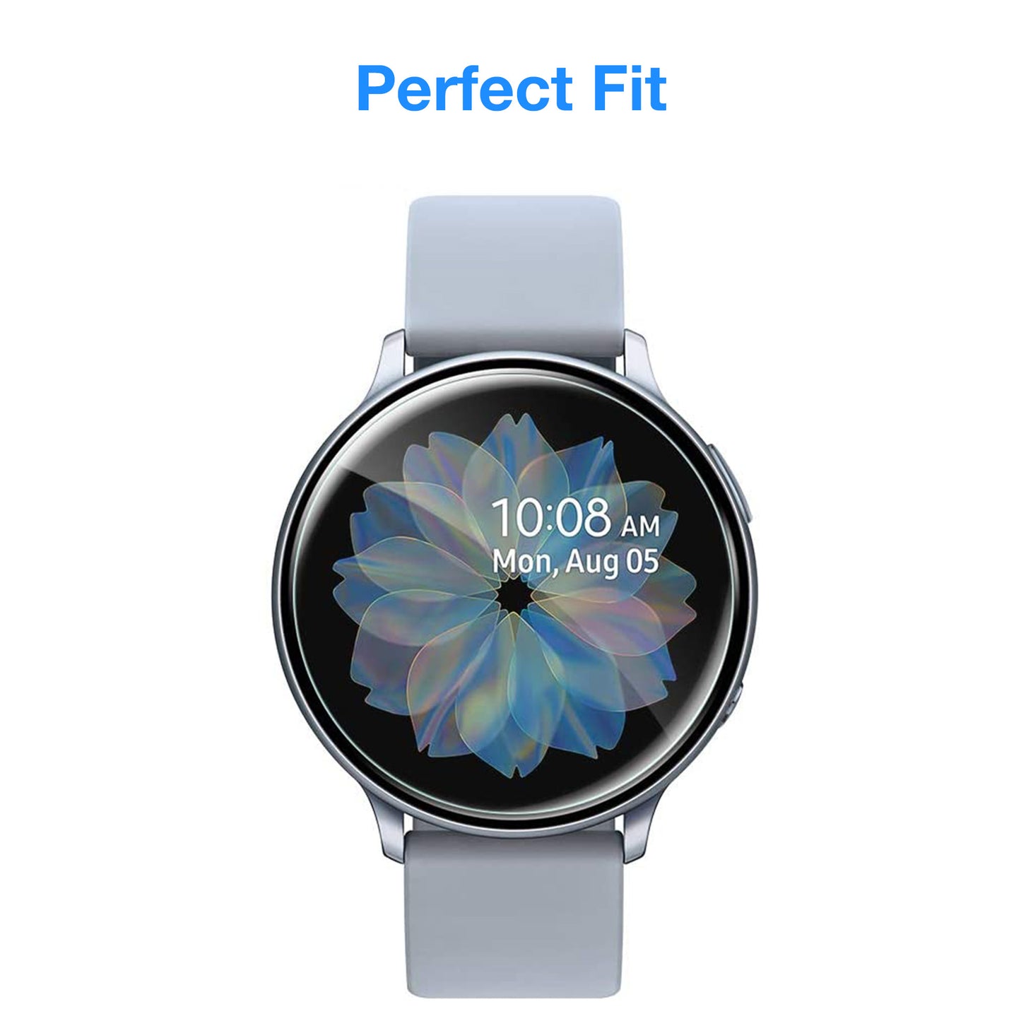 [3 Pack] MEZON Samsung Galaxy Watch6 (44 mm) Ultra Clear TPU Film Screen Protectors – Shock Absorption (Watch 6 44mm, Clear)