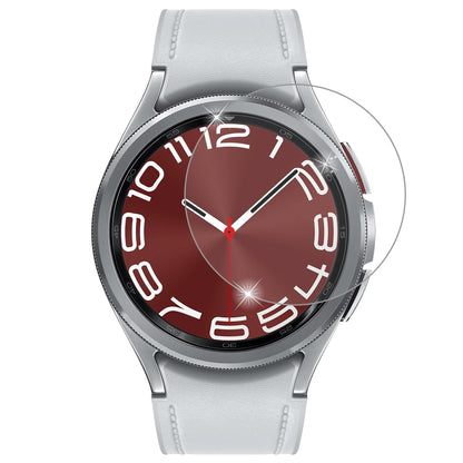 [2 Pack] MEZON Samsung Galaxy Watch6 Classic (43 mm) Premium Tempered Glass Protector Shock Absorption (Galaxy Watch6 Classic 43mm, 9H)