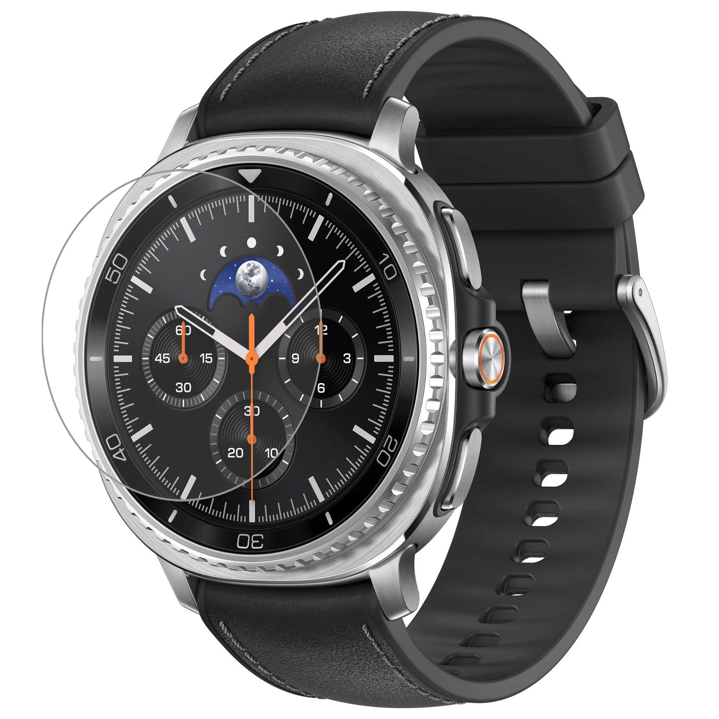 [3 Pack] MEZON Samsung Galaxy Watch8 Classic (46 mm) Ultra Clear TPU Film Screen Protectors – Shock Absorption (Watch 8 Classic 46mm, Clear)