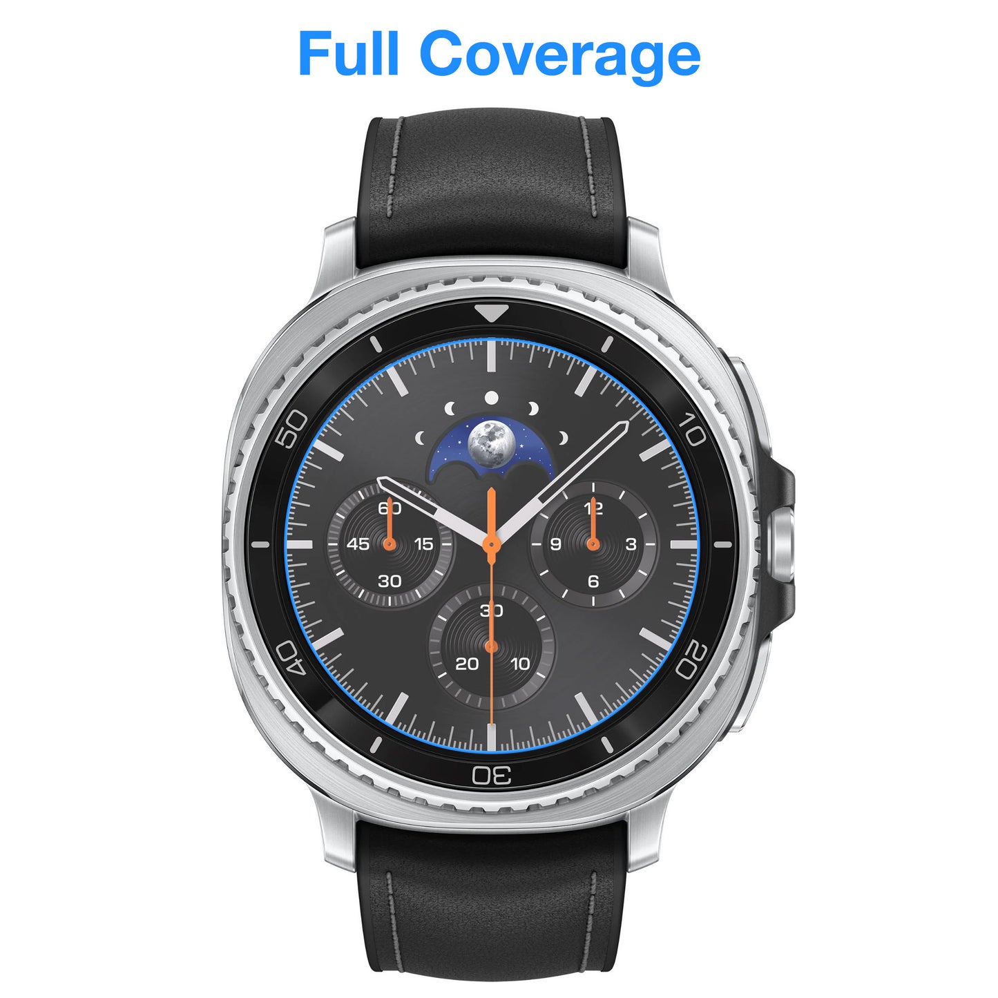 [3 Pack] MEZON Samsung Galaxy Watch8 Classic (46 mm) Ultra Clear TPU Film Screen Protectors – Shock Absorption (Watch 8 Classic 46mm, Clear)