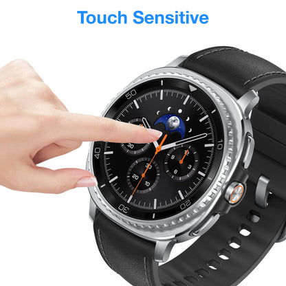 [3 Pack] MEZON Samsung Galaxy Watch8 Classic (46 mm) Ultra Clear TPU Film Screen Protectors – Shock Absorption (Watch 8 Classic 46mm, Clear)