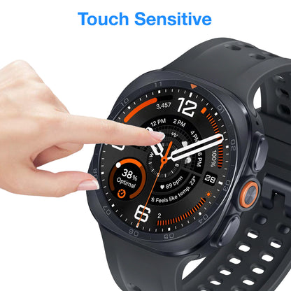 [2 Pack] MEZON Samsung Galaxy Watch Ultra2 2026 (47 mm) Premium Tempered Glass Protector Shock Absorption (Galaxy Watch Ultra2 47mm, 9H)