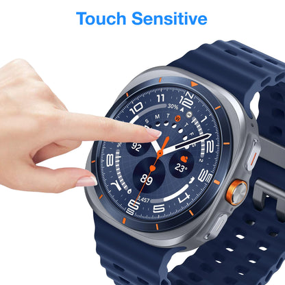 [2 Pack] MEZON Samsung Galaxy Watch Ultra 2025 (47 mm) Premium Tempered Glass Protector Shock Absorption (Galaxy Watch Ultra 47mm, 9H)