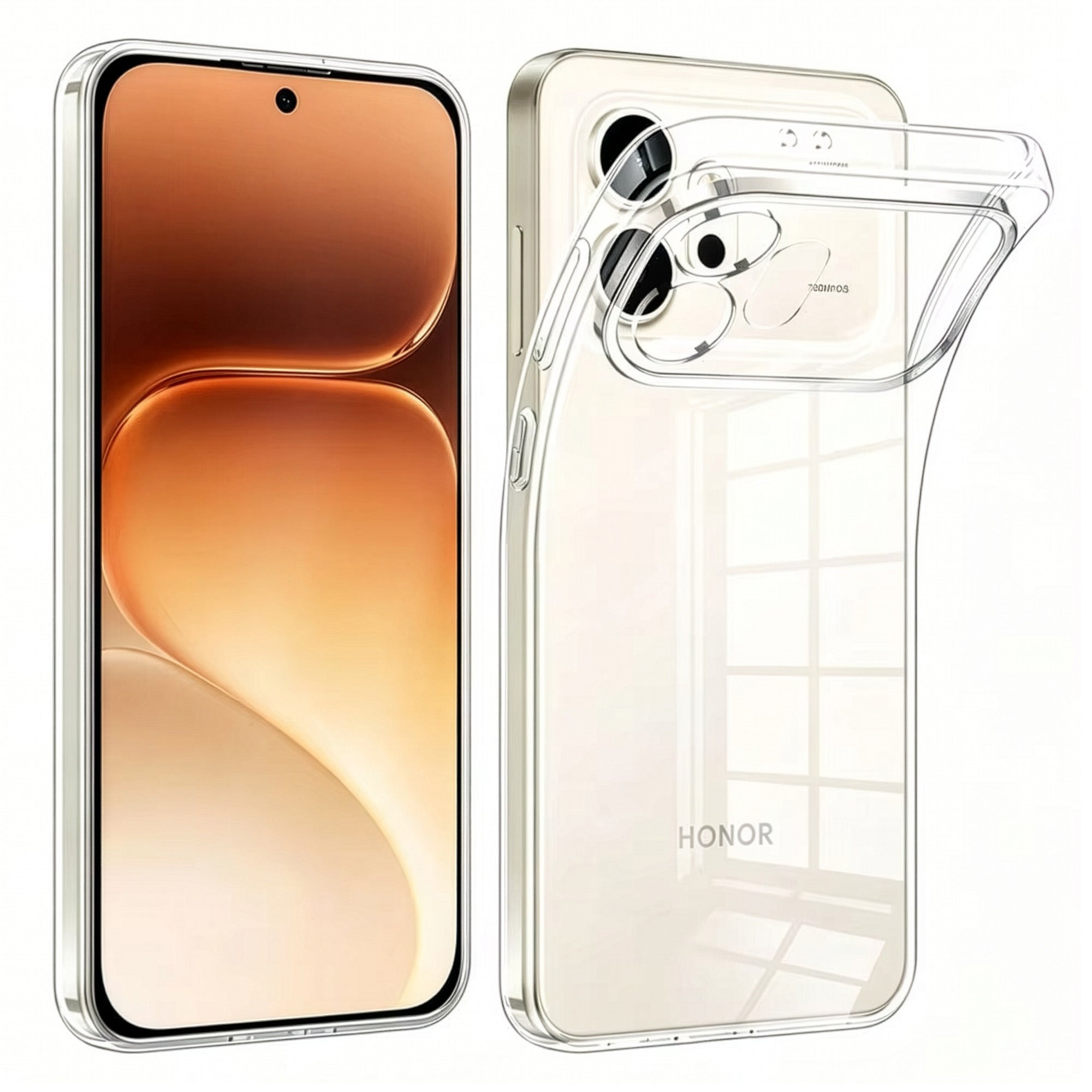 Clear TPU gel case for HONOR 600 5G