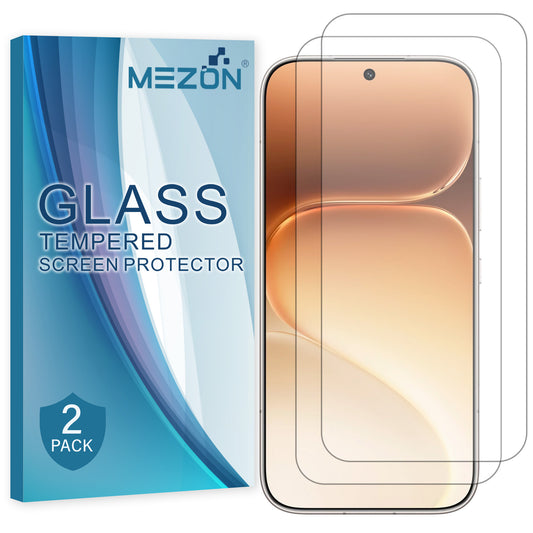 [2 Pack] MEZON Tempered Glass for HONOR 600 Pro 5G Crystal Clear Premium 9H HD Case Friendly Screen Protector