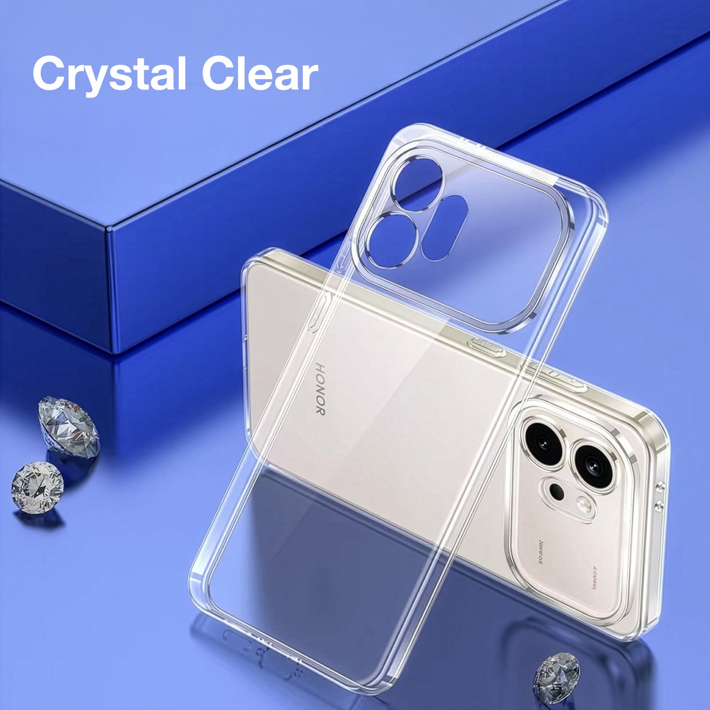 MEZON HONOR 600 5G Ultra Slim Crystal Clear Premium TPU Gel Back Case