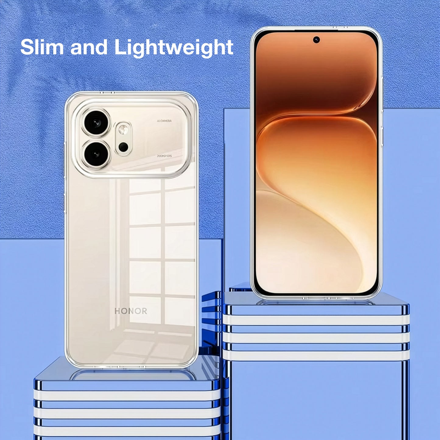 MEZON HONOR 600 5G Ultra Slim Crystal Clear Premium TPU Gel Back Case