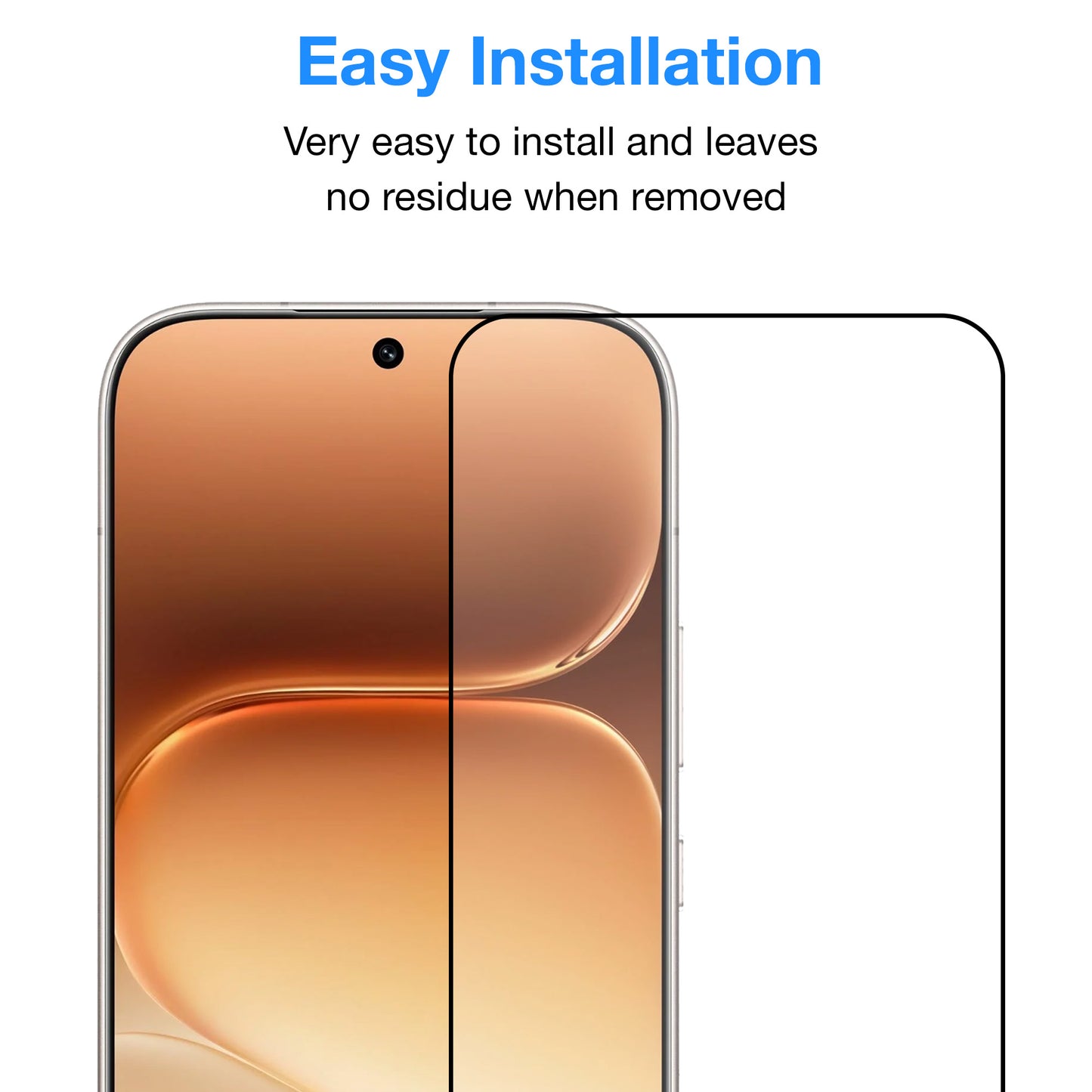 [2 Pack] MEZON HONOR 600 5G Full Coverage Tempered Glass Crystal Clear Premium 9H HD Screen Protector