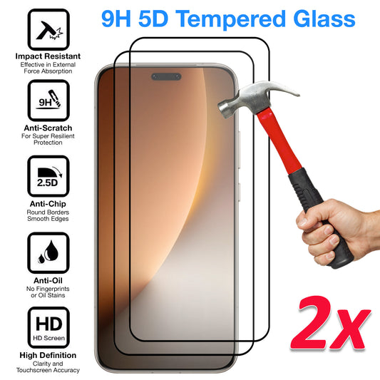 [2 Pack] MEZON HONOR Magic 8 Pro 5G Full Coverage Tempered Glass Crystal Clear Premium 9H HD Screen Protector