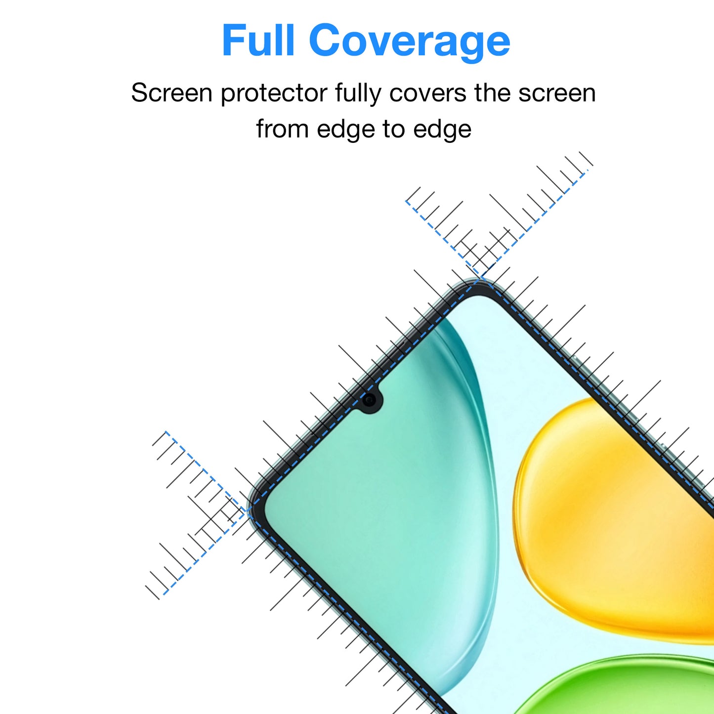 [3 Pack] MEZON HONOR X6d 5G Premium Hydrogel Clear Edge-to-Edge Full Coverage Screen Protector Film