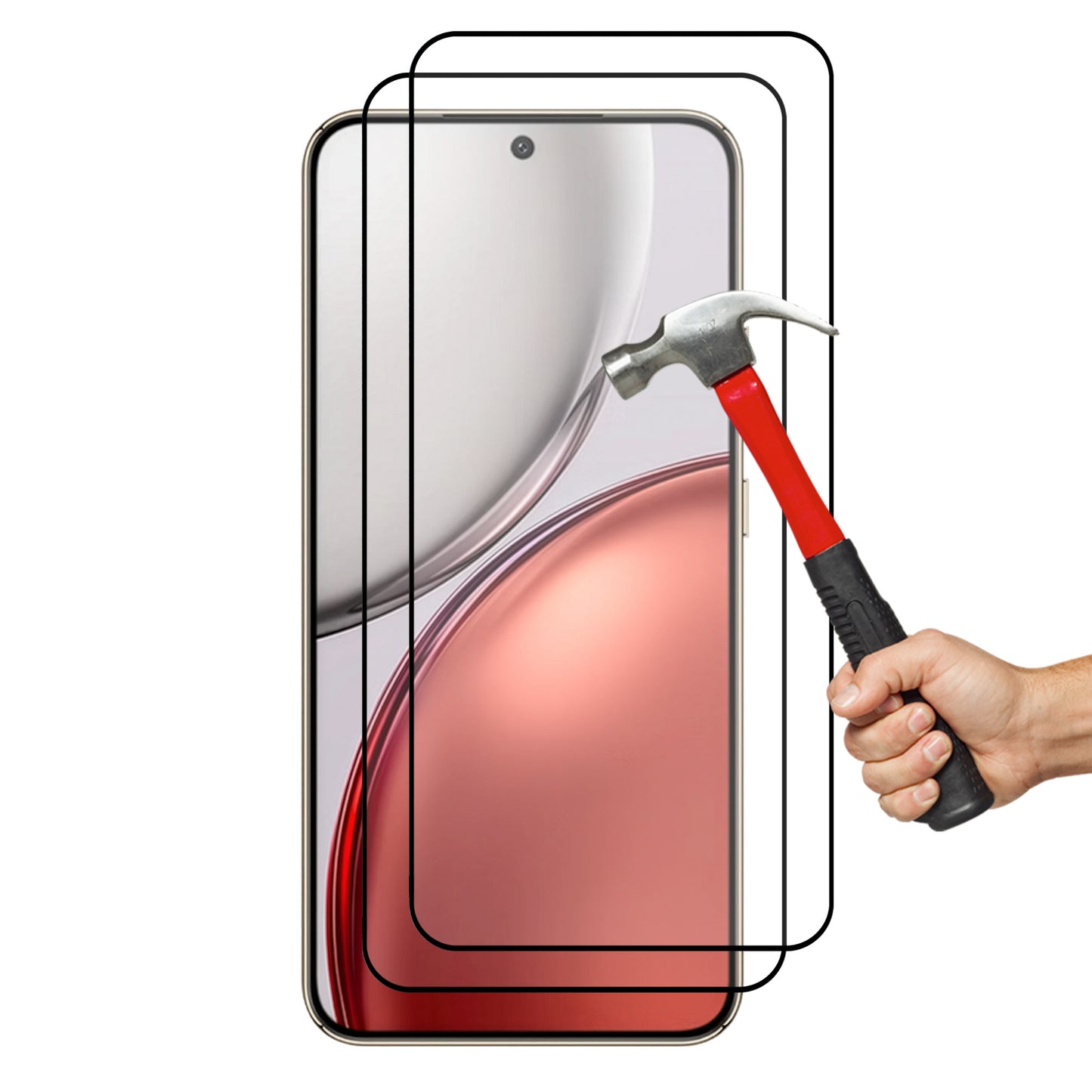 [2 Pack] MEZON HONOR X9d 5G Full Coverage Tempered Glass Crystal Clear Premium 9H HD Screen Protector