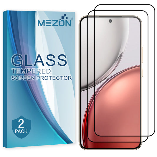 [2 Pack] MEZON HONOR X9d 5G Full Coverage Tempered Glass Crystal Clear Premium 9H HD Screen Protector