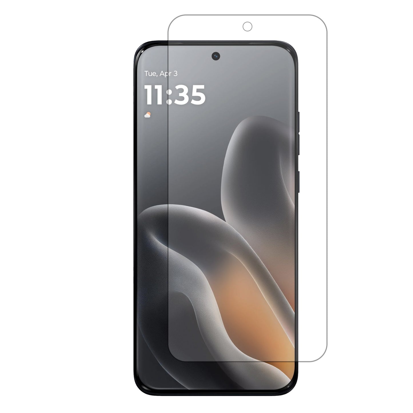 [3 Pack] MEZON Motorola Edge 70 Fusion 5G Premium Hydrogel Clear Edge-to-Edge Full Coverage Screen Protector Film