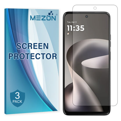 [3 Pack] MEZON Motorola G37 5G Premium Hydrogel Clear Edge-to-Edge Full Coverage Screen Protector Film