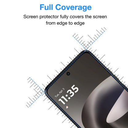 [2 Pack] MEZON Motorola Moto G37 5G Full Coverage Tempered Glass Crystal Clear Premium 9H HD Screen Protector