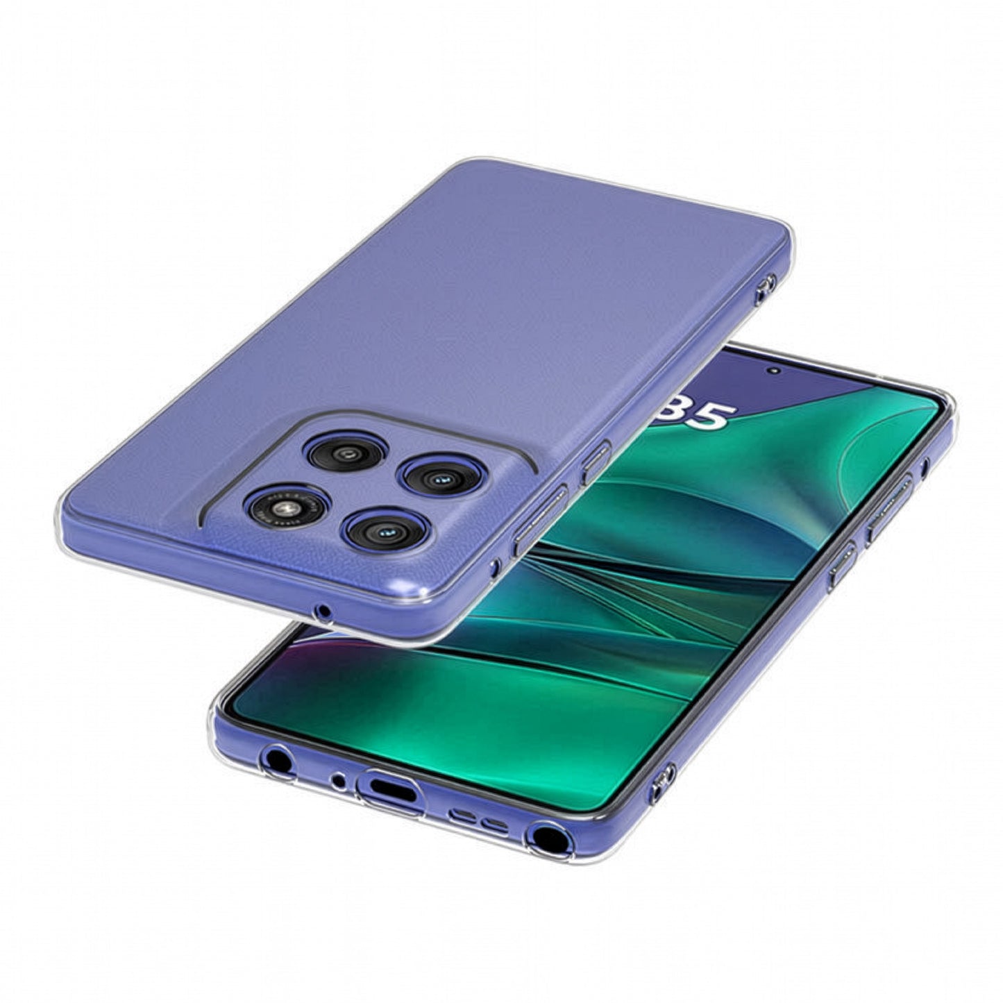 MEZON Motorola Moto G56 5G Ultra Slim Crystal Clear Premium TPU Gel Back Case
