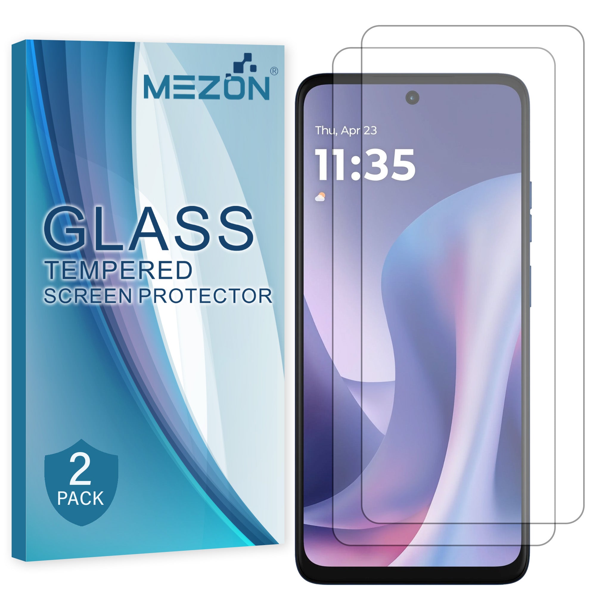 Case-friendly tempered glass for Motorola Moto G57 5G