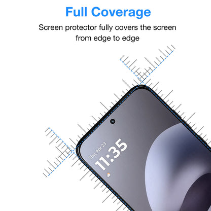 [3 Pack] MEZON Motorola G67 5G Premium Hydrogel Clear Edge-to-Edge Full Coverage Screen Protector Film