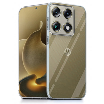 MEZON Motorola Signature 5G Ultra Slim Crystal Clear Premium TPU Gel Back Case