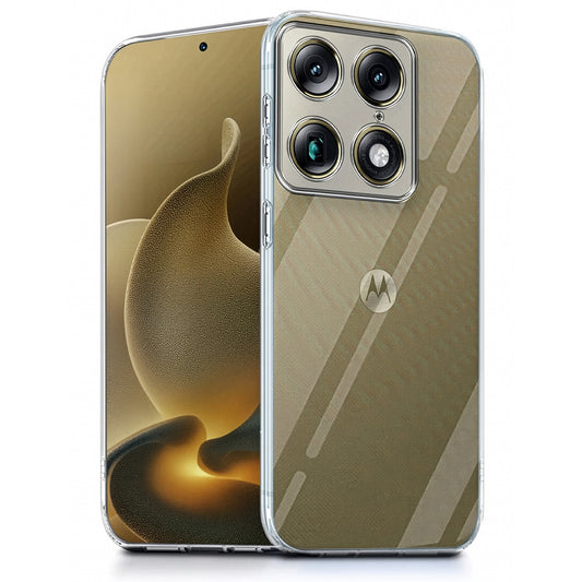 MEZON Motorola Signature 5G Ultra Slim Crystal Clear Premium TPU Gel Back Case