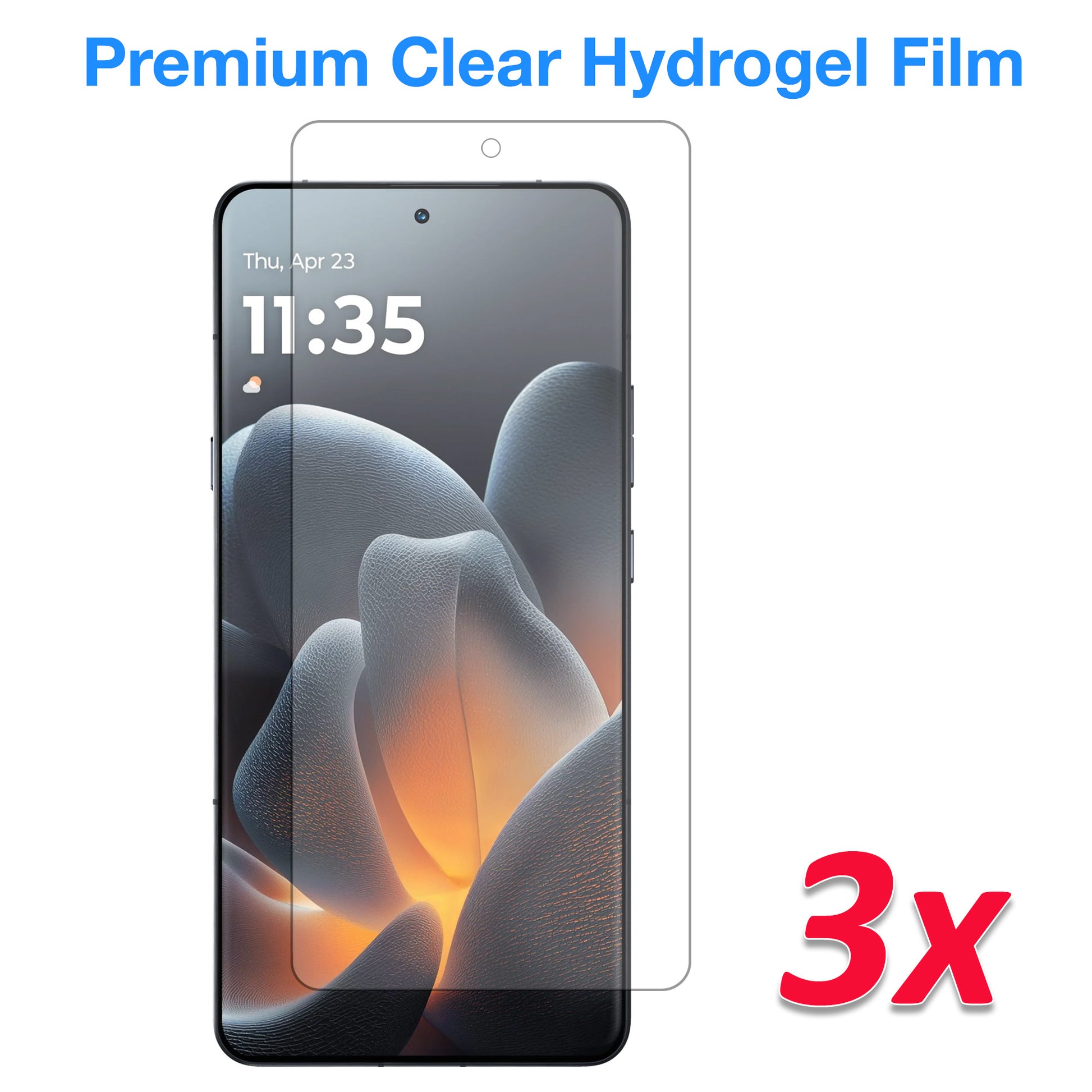 Hydrogel film screen protector for Motorola Signature 5G