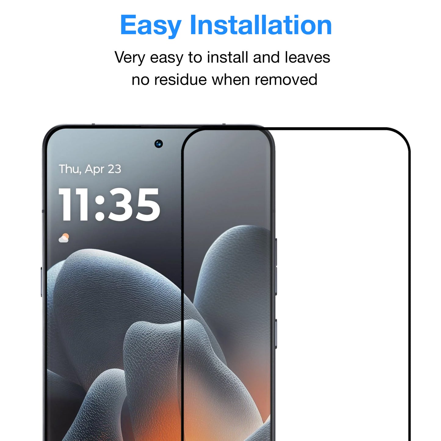 [2 Pack] MEZON Motorola Signature 5G Full Coverage Tempered Glass Crystal Clear Premium 9H HD Screen Protector