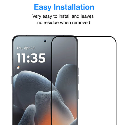 [2 Pack] MEZON Motorola Signature 5G Full Coverage Tempered Glass Crystal Clear Premium 9H HD Screen Protector