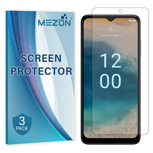 [3 Pack] MEZON Nokia G22 Premium Hydrogel Clear Edge-to-Edge Full Coverage Screen Protector Film