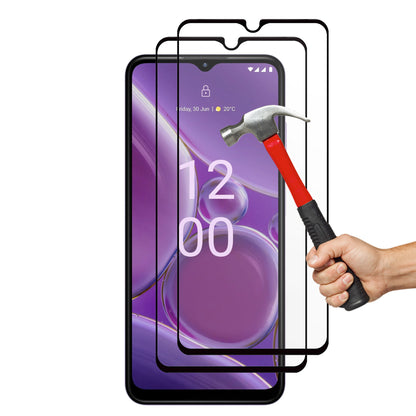 [2 Pack] MEZON Full Coverage Nokia G42 5G Tempered Glass Crystal Clear Premium 9H HD Screen Protector (Nokia G42 5G, 9H Full)