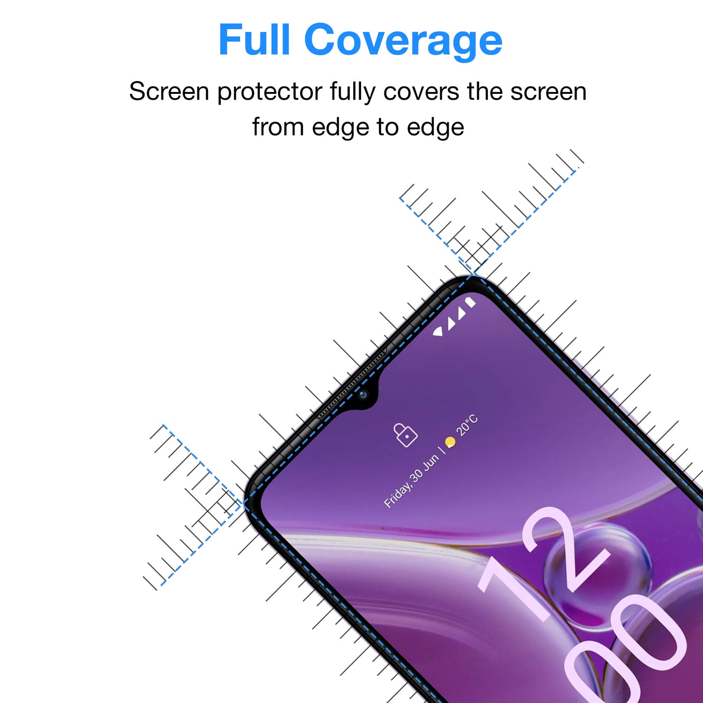 [3 Pack] MEZON Nokia G42 5G Premium Hydrogel Clear Edge-to-Edge Full Coverage Screen Protector Film