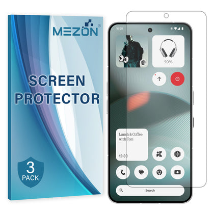 [3 Pack] MEZON Nothing Phone (3) Premium Hydrogel Clear Edge-to-Edge Full Coverage Screen Protector Film
