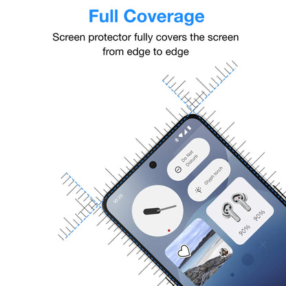 [3 Pack] MEZON Nothing Phone (3a) Premium Hydrogel Clear Edge-to-Edge Full Coverage Screen Protector Film