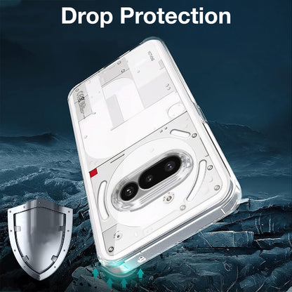 MEZON Nothing Phone (3a) Ultra Slim Crystal Clear Premium TPU Gel Back Case – Shock Absorption, Wireless Charging Compatible